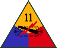 11th US Armored Division SSI