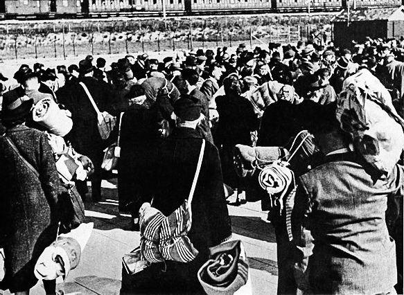 Aankomst in Auschwitz