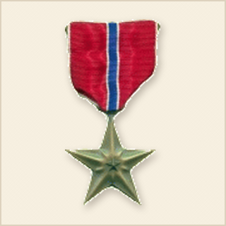 Bronze Star.  Authorized on 4 February 1944 to all members of the United States Armed Forces, who distinguishes himself by heroic, outstanding achievement, or meritorious service (not involving aerial flight) involving military operations againstan armed enemy.