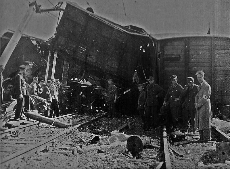 Sabotage of a German transport in Ede