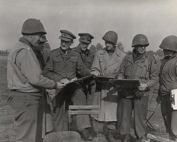 7th Armored Division (USA) releaved by British troops