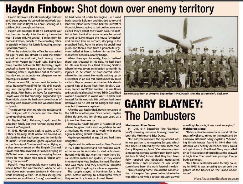 Flight of Spitfire XIV SM818 and Flying Officer H C Finbow on 1945-04-05
