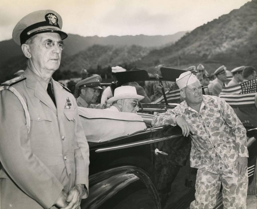 President Franklin D. Roosevelt visits Oahu, Territory of Hawaii.