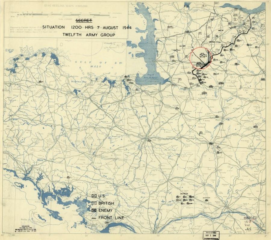 2 Infantry Division (USA) seized Vire with other divisions