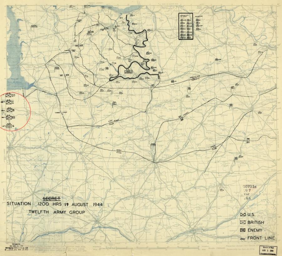 8 Infantry Division (USA )near Brest