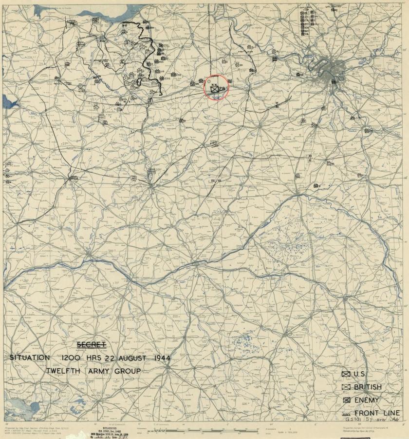 28 Infantry Division (USA) at Verneuil