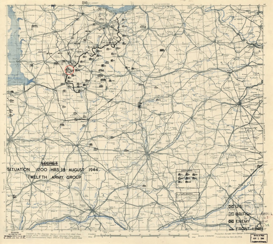 29 Infantry Division (USA) towards Tinchebray