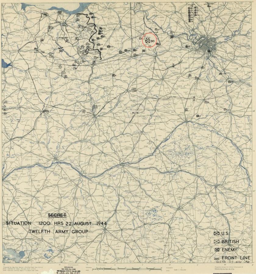 30 Infantry Division (USA) near St.André