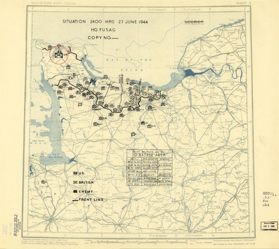 79 Infantry Division (USA) near Cherbourg