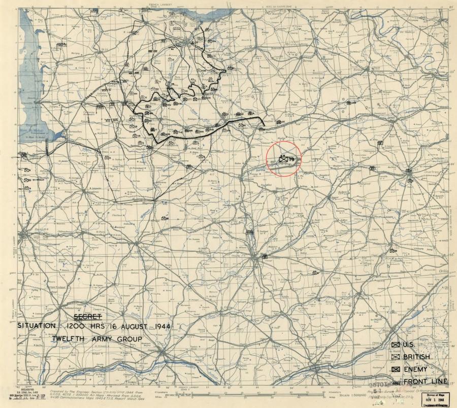 79 Infantry Division (USA) seizing Nogent-le-Roi