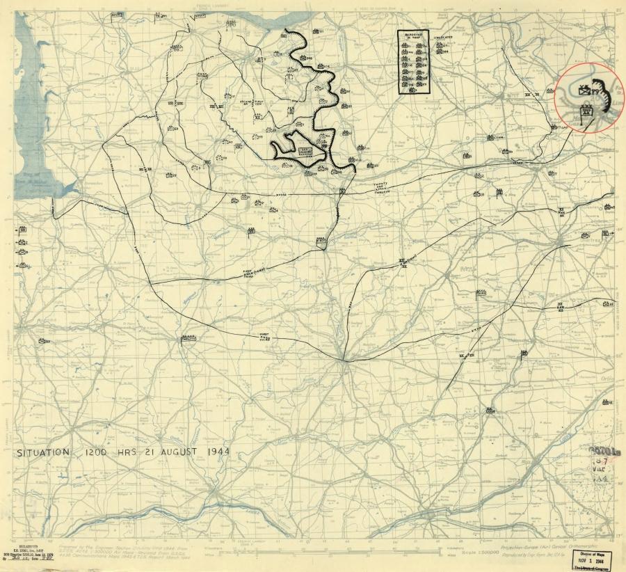 79 Infantry Division (USA) advanced on La Roche-Guyon