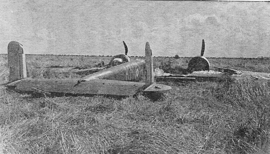 Hampden lost at Valom (North Uithuizen) on 14-08-1940 (SGLO ref: T0779)