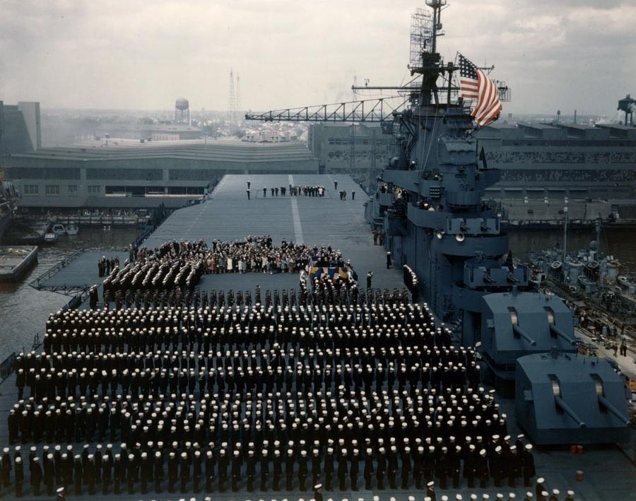 On Tues. 06 Jun 1944 USS Yorktown (Essex-class) stood out of Majuro, Ma.....