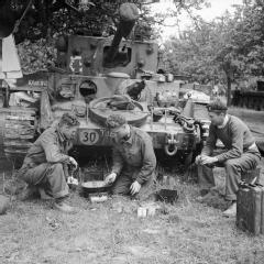 7th Armoured Division (UK) crosses River Vie