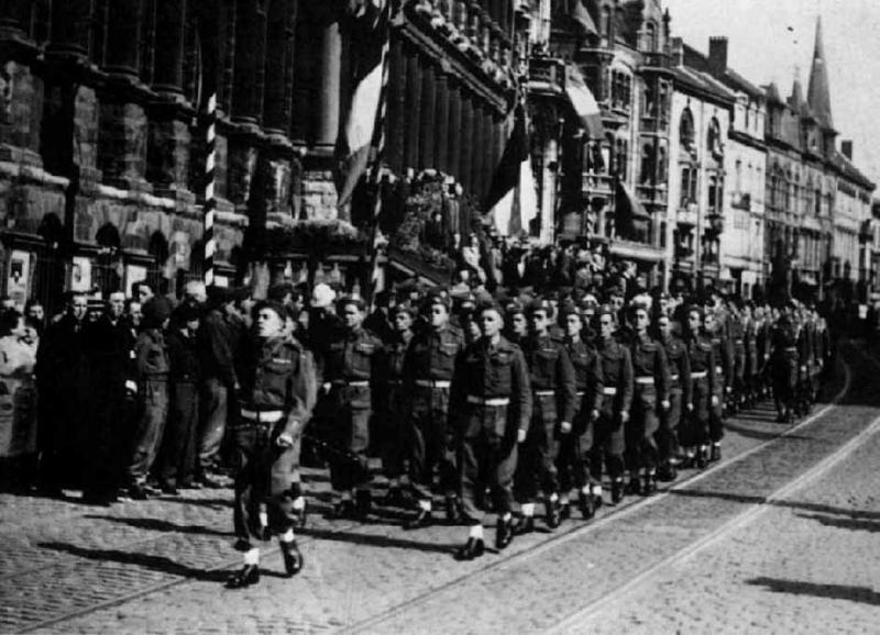 7th Armoured Division (UK) re-assembled in Ghent