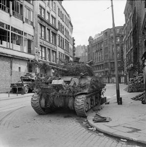 A part of 7th Armoured Division (UK) at Kiel