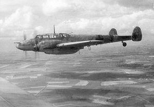 Bf 110 lost at Apeldoorn (thans wijk Anklaar) on 24-07-1942 (SGLO ref: T1711)