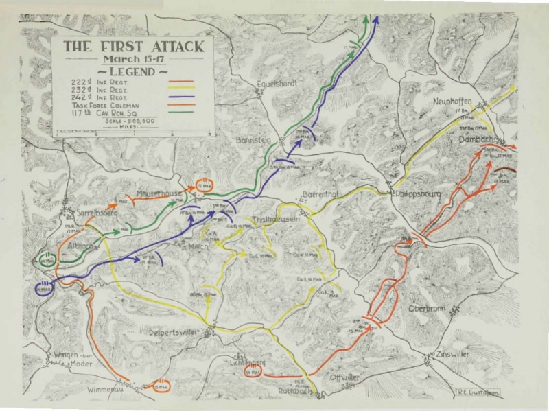222 Infantry Regiment (USA) through the Siegfried Line 2