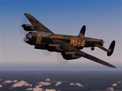 Lancaster lost at Germany (SGLO ref: T4671)