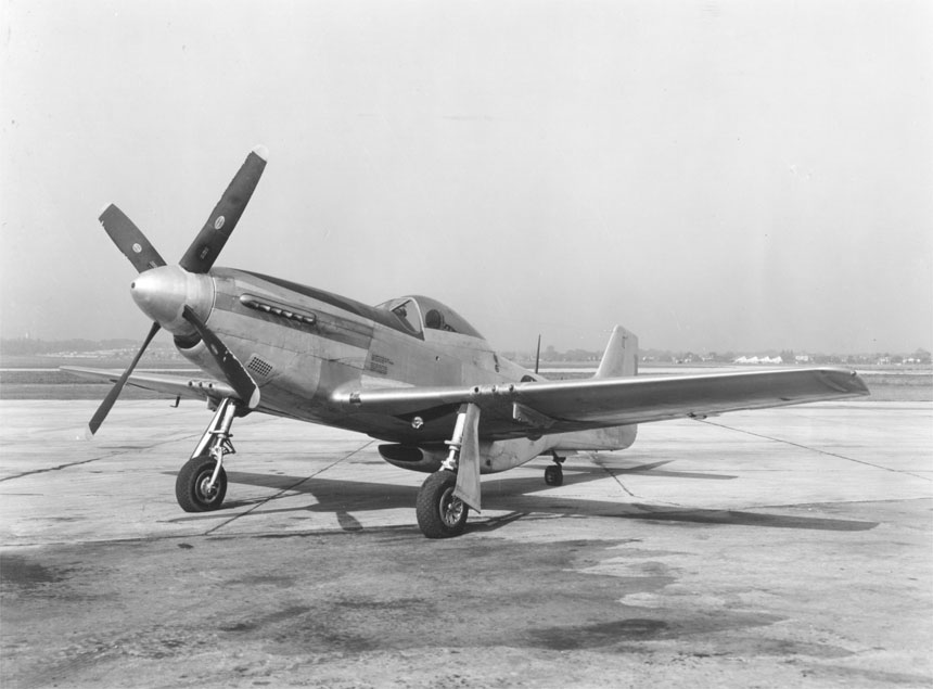 Flight of Mustang III FX996 and Wing Commander R J C Grant on 1944-02-28