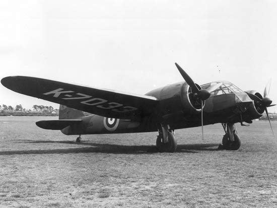 Flight of Blenheim IVF Z5721 and Flight Lieutenant R G Ker-Ramsey on 1940-09-13