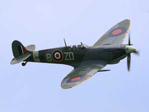 Flight of Spitfire V W3443 and Flying Officer G R Duff on 1944-06-06