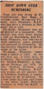 The 57 Sqdn left from East Kirkby at 1944-03-01 at 22:19. Loc or duty Nurnberg
