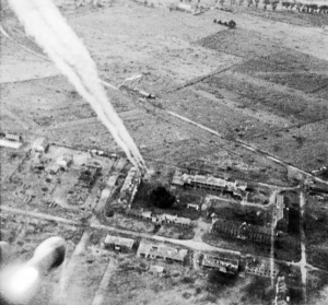 4 County of London Yeomanry at Carpiquet airfield